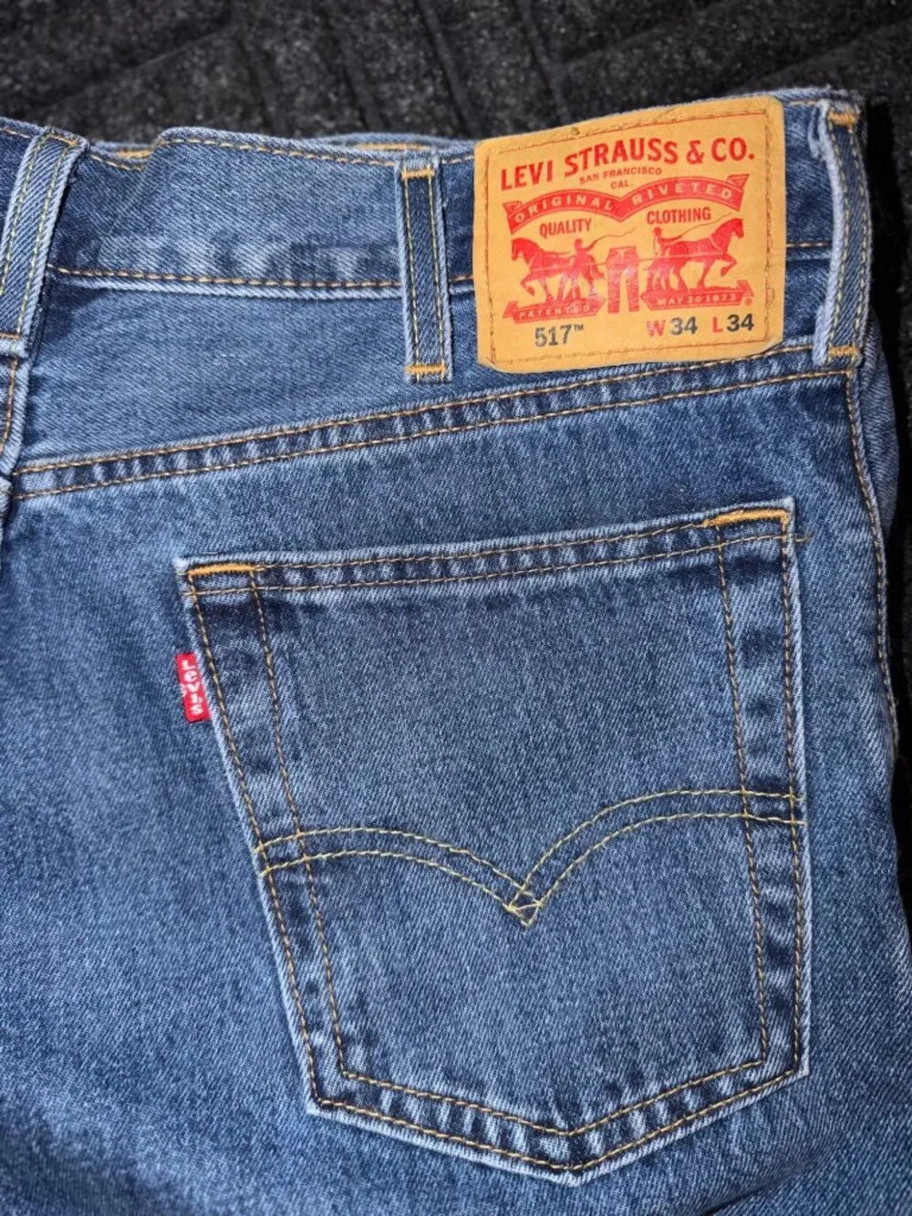 Levi's 517 Jeans W34 L34 Light Wash Denim